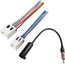 Radio Wiring Harness Kit for Nissan Altima Frontier Pathfinder Maxima Murano Sentra Xterra,Car Stereo Wire Harness Antenna Adapter Connector for Infiniti Q45 QX4 G20 I30