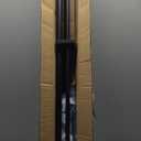 Matte Black Curtain Rods for Window 72 to 144 Inch, Decorative Double Drapery Rod With Urn Finials, 1-Inch Front and 5/8 Inch Back, Adjustable Dual Rods