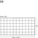 PATIKIL 24"x12" Wire Grid Panel, 2 Pack Wall Grid Decorative Panels Board Photo Pictures Display Decor Hanging Organizer for Home Office, Black