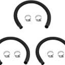 Swimming Pool Replacement Hose 1.25'' for Above Ground Pools compatible with Intex Models 300 GPH, 530 GPH, 800 GPH Pool Pump, 41'' Long, Pool Pump Replacement Hose (Black, 3 Set)