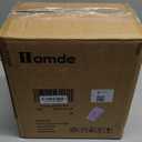 Homde Synthetic Leather Huge Jewelry Box Mirrored Watch Organizer Necklace Ring Earring Storage Lockable Gift Case (White + Gold), 10.43’’ (L) X 6.10’’ (W) X 11.14’’ (H)