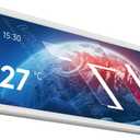 Thermalright Trofeo Vision LCD White Edition Case Sub-Display Features a 6.86-inch Full-Color LCD Screen (1280x480 Resolution) with Magnetic Panel Design. Supports DIY Dynamic/Static Images (White).