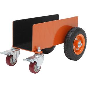 AIWFL Panel Dolly Heavy Duty Door Cart 1200LBS Capacity 4 Wheel Slab Dolly Drywall Mover with 8" Pneumatic Wheels Panel Cart for Drywall Sheet Material Handling All Terrain