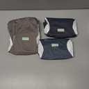 wegreeco Washable Male Dog Belly Band (Stylish Pattern)- Pack of 3 - Washable Male Dog Belly Wrap, Dog Diapers Male (Medium) (Green, Light Brown, Grey)