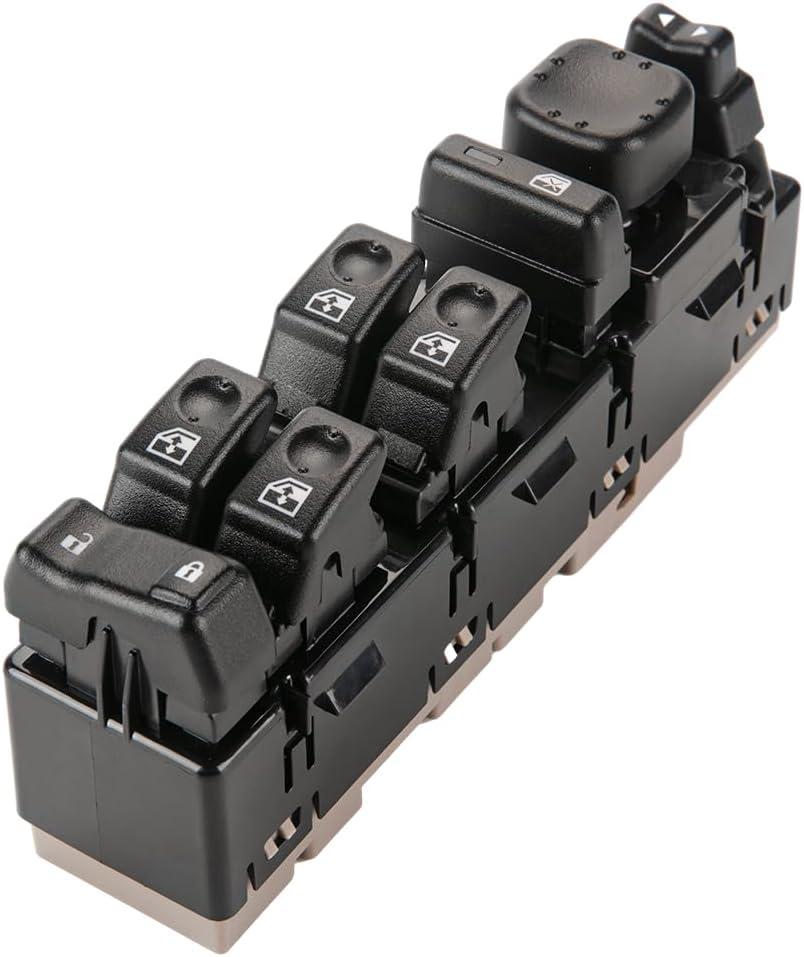 Front Left Driver Side Master Power Window Switch - Compatible for Cadillac Escalade/Escalade ESV/EXT, for GMC Yukon/Yukon XL 1500/2500 - Replace Part 15883323 10398568