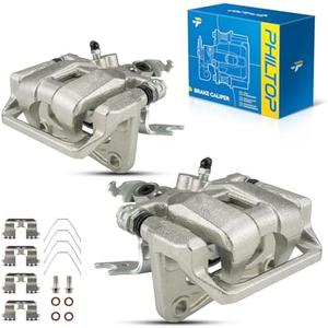 PHILTOP 19B3358+19B3359 Rear Disc Brake Caliper Assembly Replacement For Acura TSX 2009 2010 2011 2012 2013 2014, Honda Accord 2008 2009 2010 2011 2012, Pair Set of 2 Rear Driver and Passenger Side