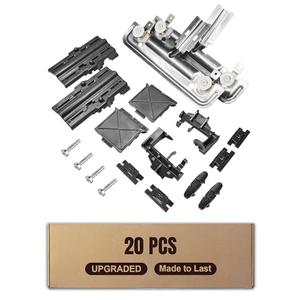 20Pcs Upgraded W10712395 Dishwasher Upper Rack Adjuster Kit, Suitable for Whirlpool Kenmore Kitchenaid, Replaces W10350375 PS10065979 AP5957560 WDT730PAHZ0 WDT750SAHZ0 WDT780SAEM1 WDT970SAHZ0