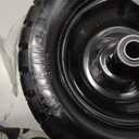 11x6.00-5 Flat Free Lawn Mower Tires and Wheel, for Zero Turn Mower