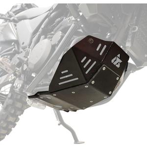 Tusk Quiet Glide Adventure Skid Plate Heavy-Duty Aluminum and UHMW Construction Motorcycle Engine Protection - Compatible with Kawasaki KLR650 2022-2026 Third Gen