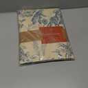 Maison d' Hermine Curtains for Living Room 100% Cotton 96 inch Length One Panel Light Filtering Toile Curtains for Bedroom Windows with Rod and Loop Pockets Drapes (The Miller Blue, 50" W x 96" L)