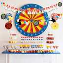 Dart Themed Party Decorations Dart Party Banner Target Dart War Banner Garland for Kids Adults Birthday Party Supplies