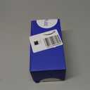 MIULEE Sidelight Sheer French Door Curtains 25 x 40 Inches Light Filtering Window Treatment with Tieback - 2 Panels, White