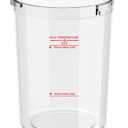 Water Jar for Facial Steamer Professional, Large Capacity Plastic Water Cup for Ozone Facial Steamer Professional Replacement (1PC)