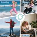 Reusable Cooling Neck Wrap for Hot Weather, Neck Cooling Tube, Adjustable Cold Therapy Wrap for Outdoor Sports, Golf, Gardening, Transparent PVC with 6Hrs Cooling, Adult & Youth (Green)