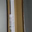 CHICOLOGY Mini Blinds for Indoor Windows  35"W X 64"H, White Horizontal Vinyl Blinds | Cordless | Easy to Install | Sleek Low-Profile Fit for Doors, Offices, Kitchens & Apartments