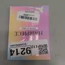 CJL HAIR 2PCs Small Cute Messy Bun Hair Piece for Thin Hair Women Mini Synthetic Curly Bun Scrunchies Updo Hairpieces Dark Grey