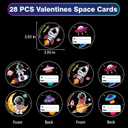 28 Pack Valentines Day Gifts for Kids ,LED Finger Lights with Valentine Cards Exchange Gifts School Classroom Prizes Valentines Day Gifts for Kids Boy Girl Valentine Party Favors