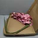 PATIKIL Artificial Orchid Stems 41", 6 Pack 9 Heads Faux Phalaenopsis Flowers Real Touch Fake Orchid Flower Branch for Vase Home Wedding Decoration, Dark Pink