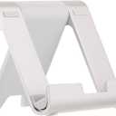 AmazonBasics L6LSH001-CS-R Multi-Angle Portable Stand for Tablets, E-readers and Phones - Silver