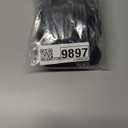 Short Ocean Wave Crochet Hair 9 Inch 8 Packs Deep Wave Crochet Hair Synthetic Wavy Crochet Braids (2# Off Black)