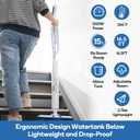Steam Mop for Floor Cleaning,15-Second Setup,Chemical-Free Floor Cleaner for Hardwood,Laminate,Tile&Greasy Spots.Ergonomic Design with Hands-Free Standing,3 Steam Settings,Reusable Washable Pads