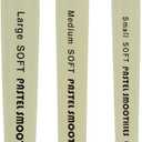 Creative Mark Pastel Smoothies Soft | Set of 3 - Paintbrush for Pastel Blending Bristle & Nylon Hair for Blending on Rough Surfaces Short Handle Lacquered Wood Handles