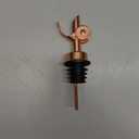 Pafusen 2 Pack Auto Flip Olive Oil Dispenser, Liquor Pour Spout, Oil Dispenser for Kitchen, Easily Turn Your Bottles into Dispensers for Liquor, Coffee Syrup or Oils, Weighted Pourer, Rose Gold