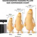 Hugging Pillow (Mango, Large, Patting+Heat)
3-level heat/tap adult pillow eases stress. For sleep, office & travel naps.
