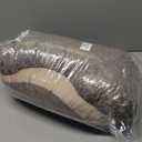 JOEJOY Small Dog Bed Cat Bed with Hooded Blanket, Cozy Cuddler Luxury Puppy Pet Bed, Donut Round Calming Anti-Anxiety Dog Burrow Cave Bed - Anti-Slip Bottom and Machine Washable 23 inch (Grey)