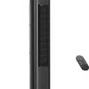 JRD Tower Fan, 90 Oscillating Fans with Remote, 40'' Quiet Cooling Fan with 3 Speeds,4 Modes,12H Timer, LED Display, 27ft/s Velocity, Bladeless Standing Fan Floor Fan for Bedroom Home Office Indoor (Black)