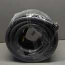 Garden Hose 5/8" x 100ft Brass Rubber Heavy Duty Water Hose 600 PSI Burst Pressure, Durable Flexible Hose for Yard, Car Wash, Pets Gray