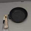 CAROTE Nonstick Frying Pan Skillet,Non Stick Granite Fry Pan Egg Pan Omelet Pans, Stone Cookware Chef's Pan, PFOA Free,Induction Compatible(Classic Granite, 8-Inch) (Black)