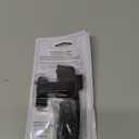 Prime-Line K 5007 Screen and Storm Door Push Button Latch Set With Night Lock, Fits Doors 5/8  1-1/4 In. Thick, Black Finish (Single Pack)