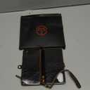 Defencase Compatible with iPhone 17 Case Wallet with RFID Blocking Card Holder for Women and Men, Fashion PU Leather Magnetic Snap Flip Zipper Strap Wallet Phone Case for iPhone 17 6.3", Coffee