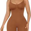 SHAPELLX Shapewear for Women Tummy Control Compression Seamless Body Shaper Slimming Bodysuit Top Thigh Slim Butt Lift, 5XL