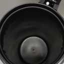 Cesun 1.2 Gallons Small Black Trash Can, Bathroom Garbage Can with Lid and Foot Pedal, Mini Round Wastebasket for Bathroom, Bedroom, Office, 4.5 Liters / 1.2 Gallons, Matte Black