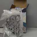 Leyoue Wax Warmer Wrought Iron Crystal Wax Melt Warmer Electric Oil Burner Wax Melt for Gifts & Decor, Home, Office, SPA,Bedroom (Silver-02)