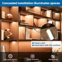 Muzata 5 Pack 3.3FT Silver Recessed LED Channel Milky White Cover U127 WW, 104.14 cm