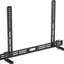 XINLEI Universal Soundbar Mount with Holes/ Without Holes, Sound Bar TV Bracket for Speaker Non-Slip Base Holder Extends 3.46"-6.1", Support 20lbs SBR501
