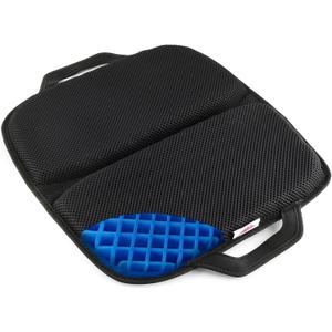 FOMI Premium All Gel Portable Seat Cushion | (15" x 17") | Comfortable Orthopedic Pad for Car, Office Chair, Wheelchair, Plane, or Home | Pressure Sore Relief, Prevents Sweaty Bottom | Foldable