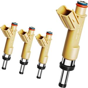 Set of 4 Upgraded 12 Holes Fuel Injectors Fits for Toyota:Corolla 1.8L 2009-2018,Matrix 1.8L 2009-2013,For Scion XD 1.8L 2008-2009,Replace# 23250-0T020.