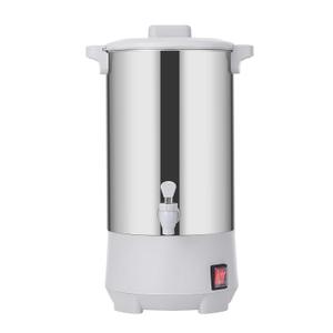 SYBO SR-CP35C Commercial Grade Stainless Steel Percolate Coffee Maker Hot Water Urn for Catering, 30-Cup, 3.5L, Grey