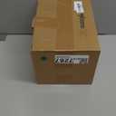 Yetene 6 Set Christmas Glasses Cups with Bamboo Lid and Glass Straw 16 oz Gingerbread Man Christmas Drinking Cup Beer Iced Coffee Cup Xmas Tumbler Mugs for Women Men Holiday Party Office Gifts