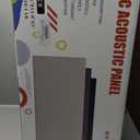 4 PCS Fabric Acoustic Panels,24''x12''x2'' Sound Proof Panels for Walls,Acoustic Wall Panels, Self-adhesive Soundproof Wall Panels for Echo Absorption for Home Studio Office (Black)