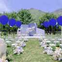 Blue Big 36 Inch Balloons, 9Pcs Blue Giant Big Latex Balloons, Large Balloons for Birthday Wedding Party Decorations. (blue)