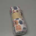 36 Pcs Halloween Reusable Paper Towels Rolls Washable Bulk Halloween Boo Ghost Pumpkin Kitchen Dish Towels Paperless Reusable Cloth Cotton Napkins with Cardboard for Kitchen Bathroom