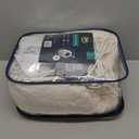 Serta Luxuriously Soft Plush Electric Blanket Fast Heating Cozy Cover, Safety Auto Shut Off Timer, Low EMF, Multi Heat Setting, ETL Certified, Machine Washable, Ivory Queen (90 in x 84 in) (Creme White)