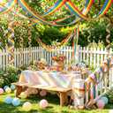 2 x 20 Rolls Rainbow Crepe Paper Streamers, 656FT Rainbow Streamers