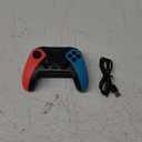 Wireless Switch Controller for Nintendo Switch/Switch 2/Lite/OLED Controller, Switch Controller with a Mouse Touch Feeling on Back Buttons, Extra Switch Pro Controller with Wake-up,Programmable, Turbo Function (Red+Blue)