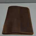 Full grain leather Bible cover case compatible with Giant Print Full-size KJV Holy Bible, For Full Size GP Editions bible/King James Version ONLY fits 9.7" x 6.7" x 1.5".